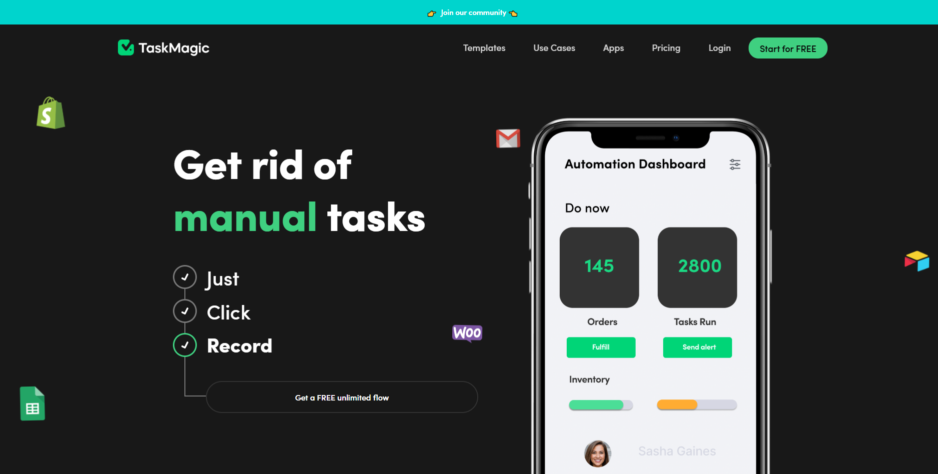 TaskMagic Web Automation